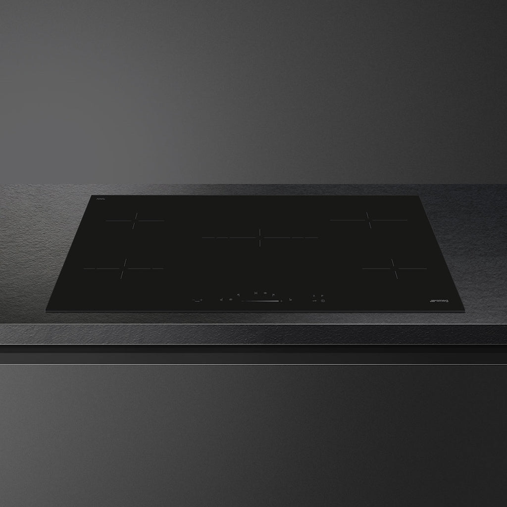 Smeg SE495ETD 90cm Ceramic Hob, Black