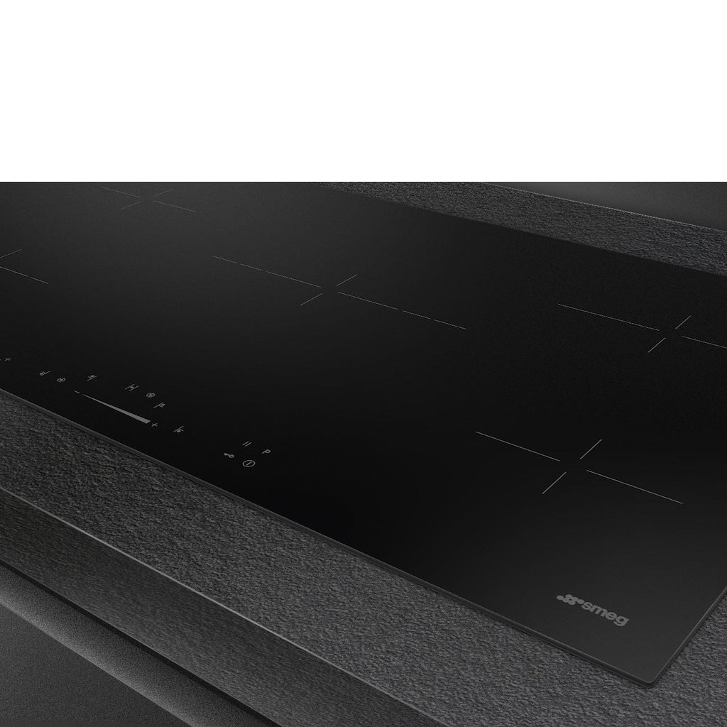 Smeg SE495ETD 90cm Ceramic Hob, Black