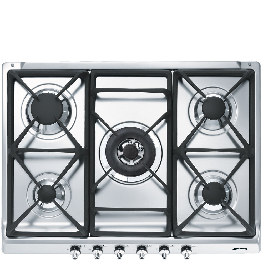 Smeg SE70SGH-5 70cm Gas Hob - Stainless Steel