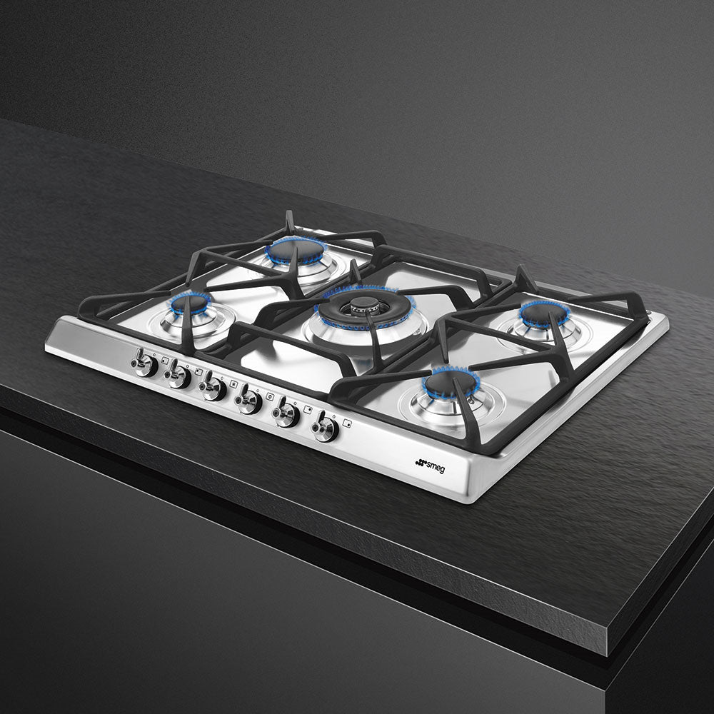 Smeg SE70SGH-5 70cm Gas Hob - Stainless Steel