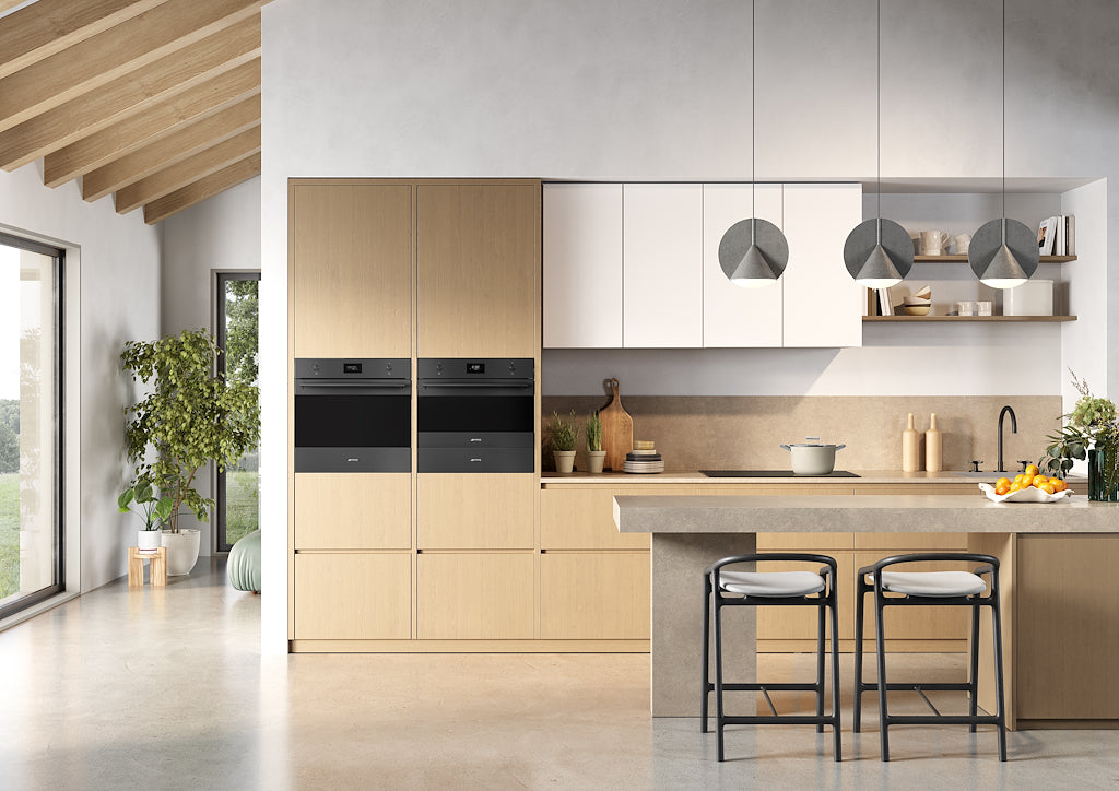 Smeg SFP6301TVN 60cm Classic Pyrolytic Single Oven, Matte Black