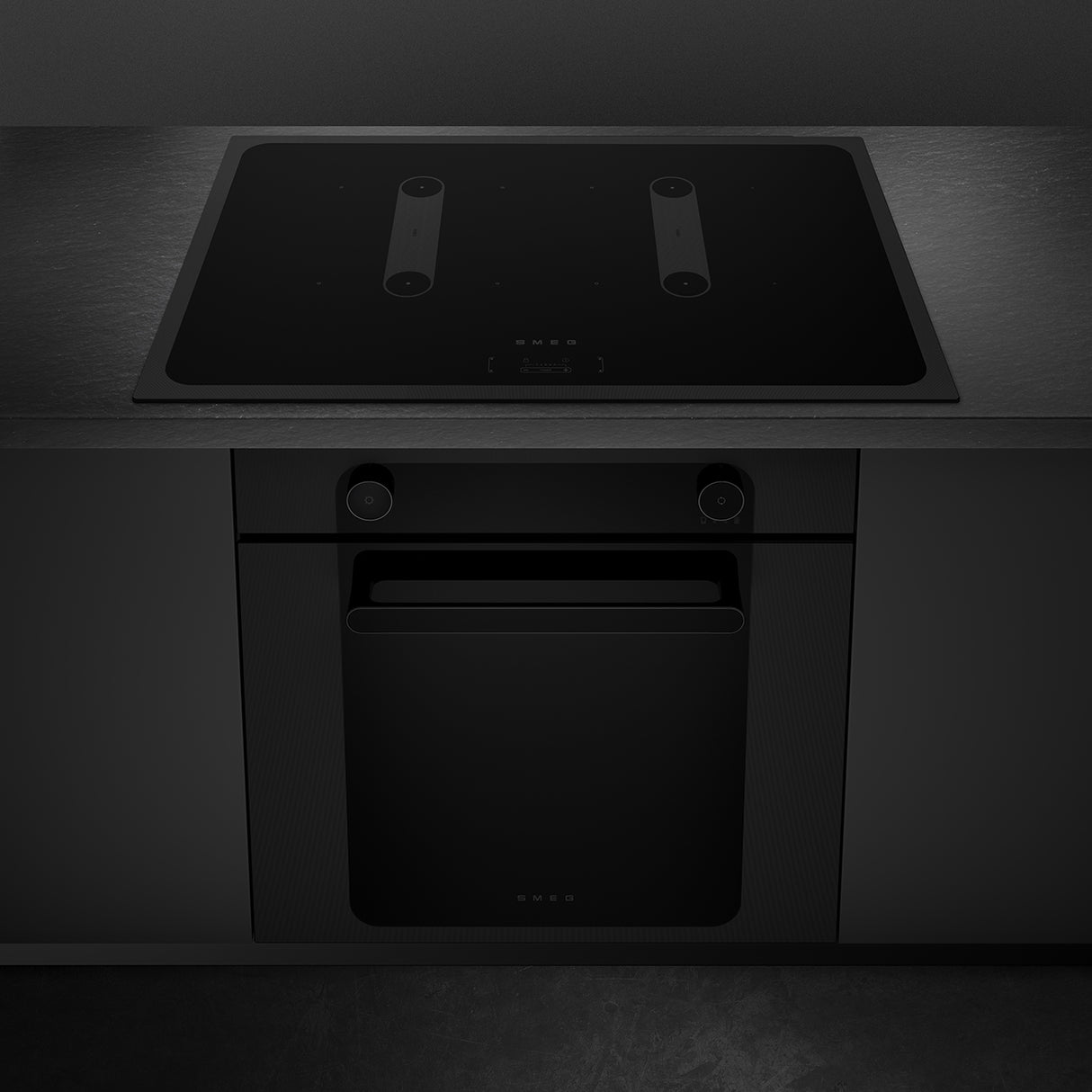 Smeg SI2B22741D 70cm Induction Hob - Black