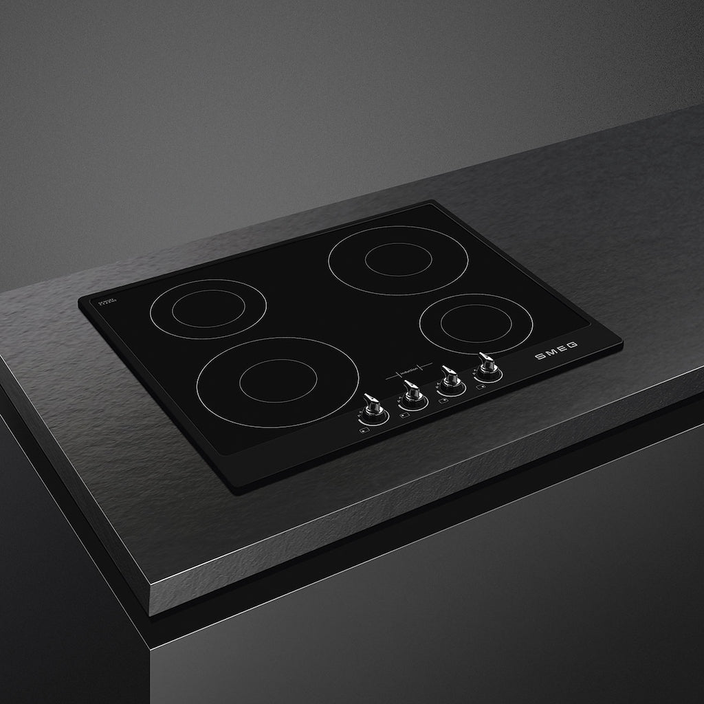Smeg SI964NM 60cm Victoria Induction Hob with Black Frame
