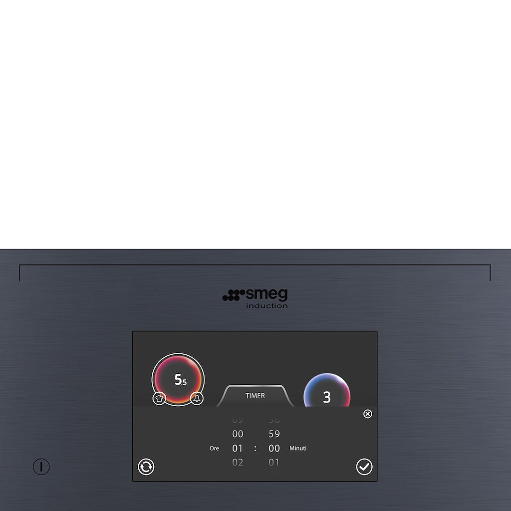 Smeg SIA1963DG 90cm AREA Induction Hob, Neptune Grey