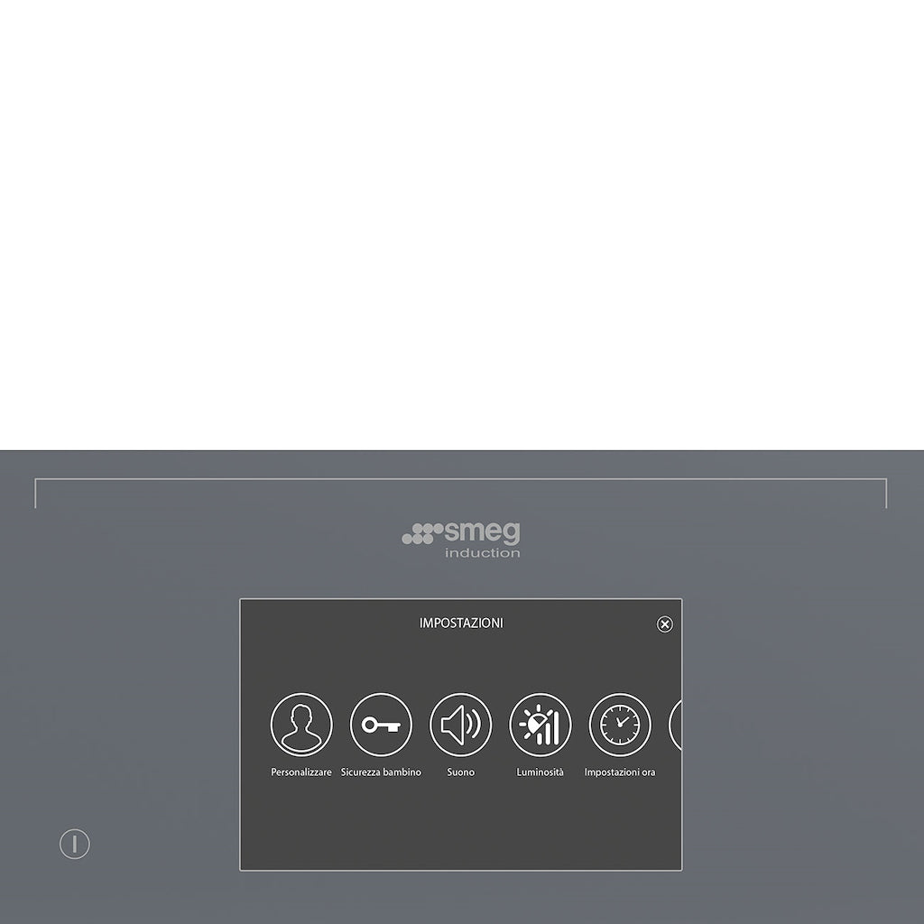 Smeg SIA1963DS 90cm AREA Induction Hob, Silver