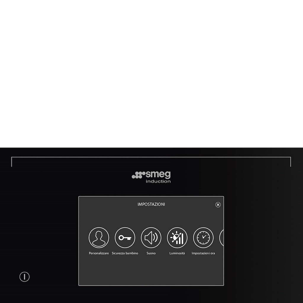 Smeg SIA1963D 90cm AREA Induction Hob, Black