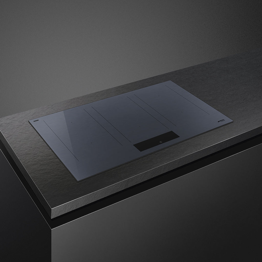 Smeg SIM1864DG 80cm Linea Induction Hob in Neptune Grey with AutoVent 2.0
