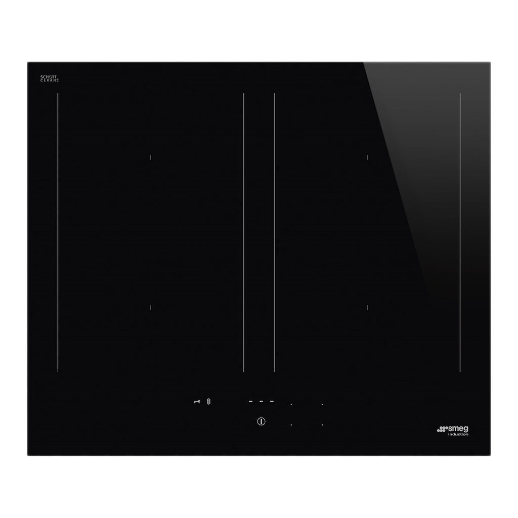 Smeg SIM3644D 60cm Eclipse Induction Hob in Black with AutoVent 2.0