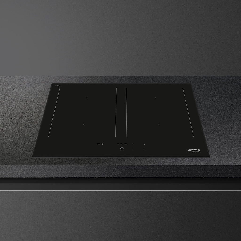Smeg SIM3644D 60cm Eclipse Induction Hob in Black with AutoVent 2.0
