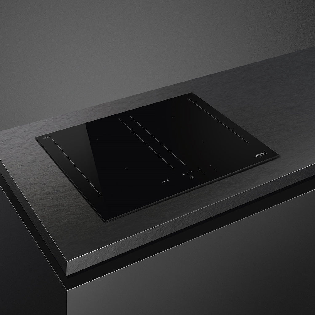 Smeg SIM3644D 60cm Eclipse Induction Hob in Black with AutoVent 2.0
