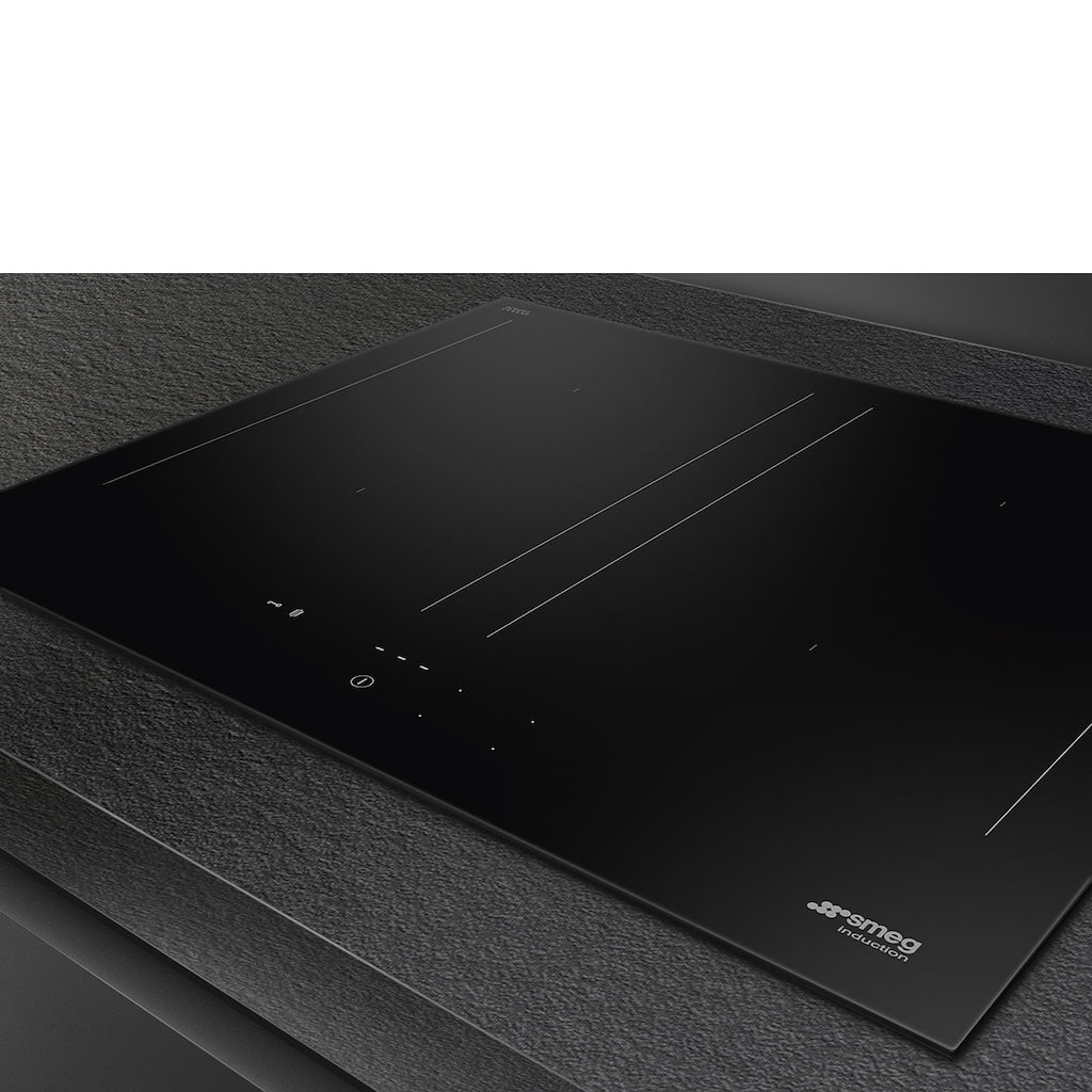 Smeg SIM3644D 60cm Eclipse Induction Hob in Black with AutoVent 2.0