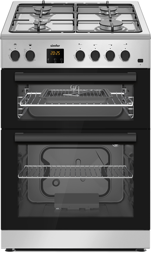 Simfer SIM63TGS 60cm Twin Cavity Gas Cooker