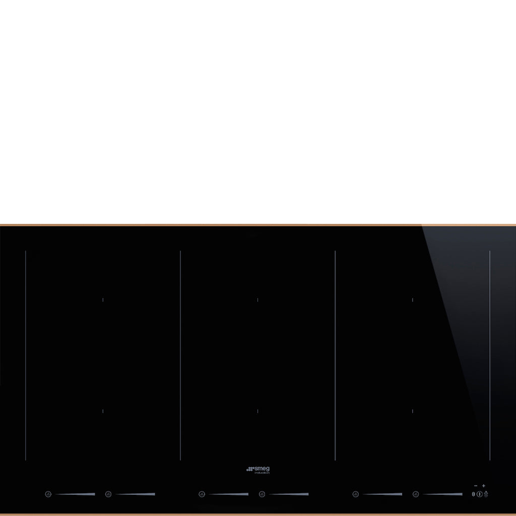 Smeg SIM6964R 90cm Dolce Stil Novo Induction Hob with Copper Trim