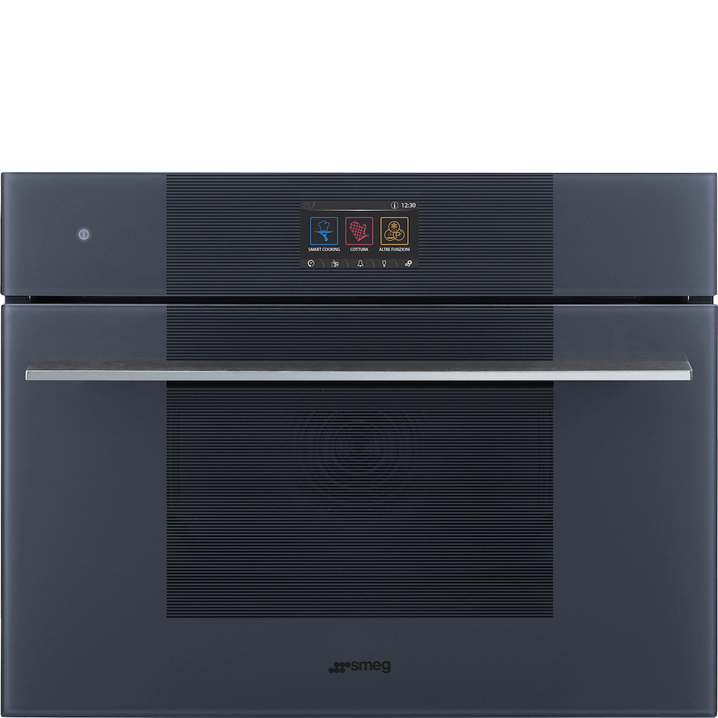 Smeg SO4104APG 45cm Linea Omnichef Oven, Neptune Grey