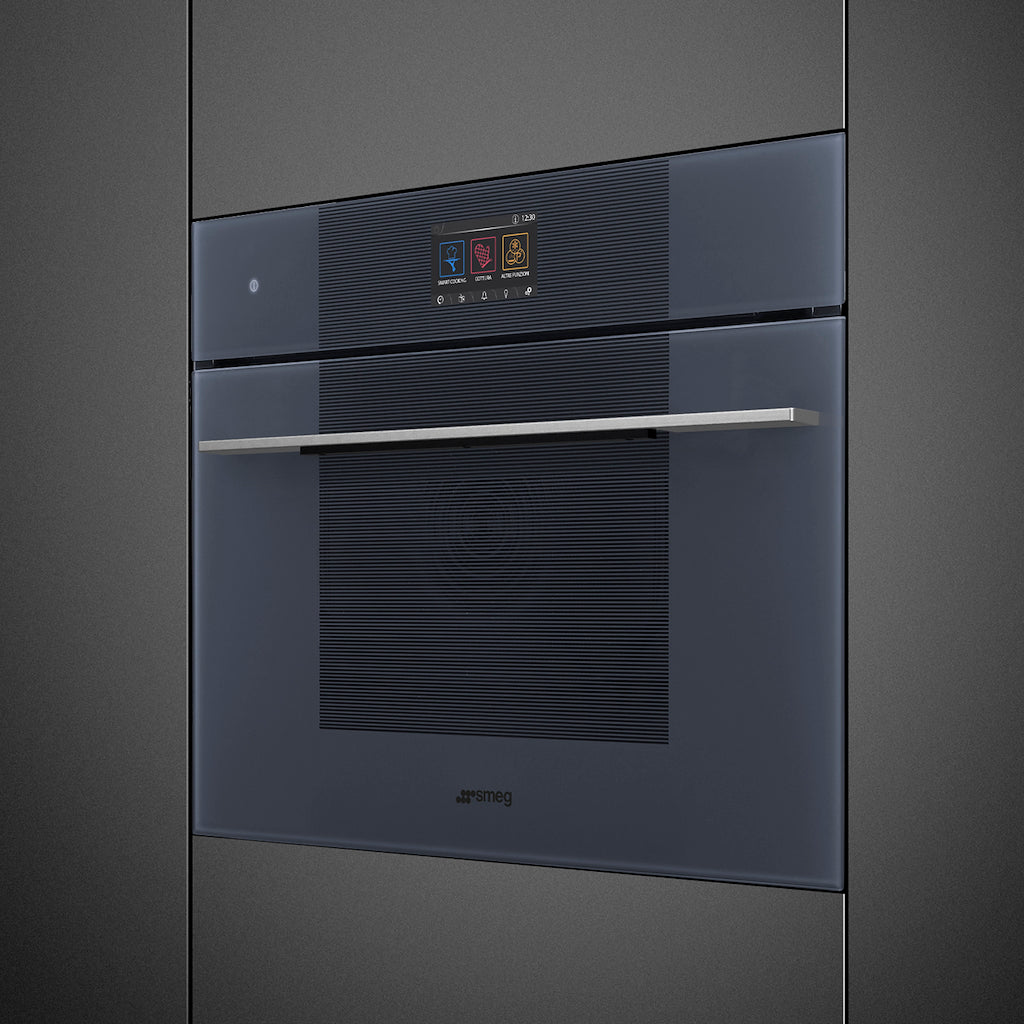 Smeg SO4104APG 45cm Linea Omnichef Oven, Neptune Grey