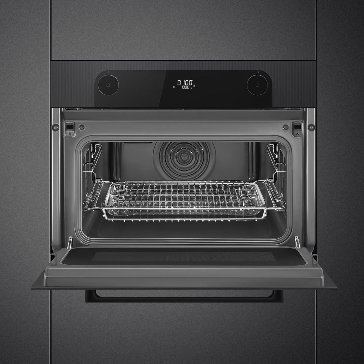 Smeg SO4201M1BI Built-In Compact Oven - Black