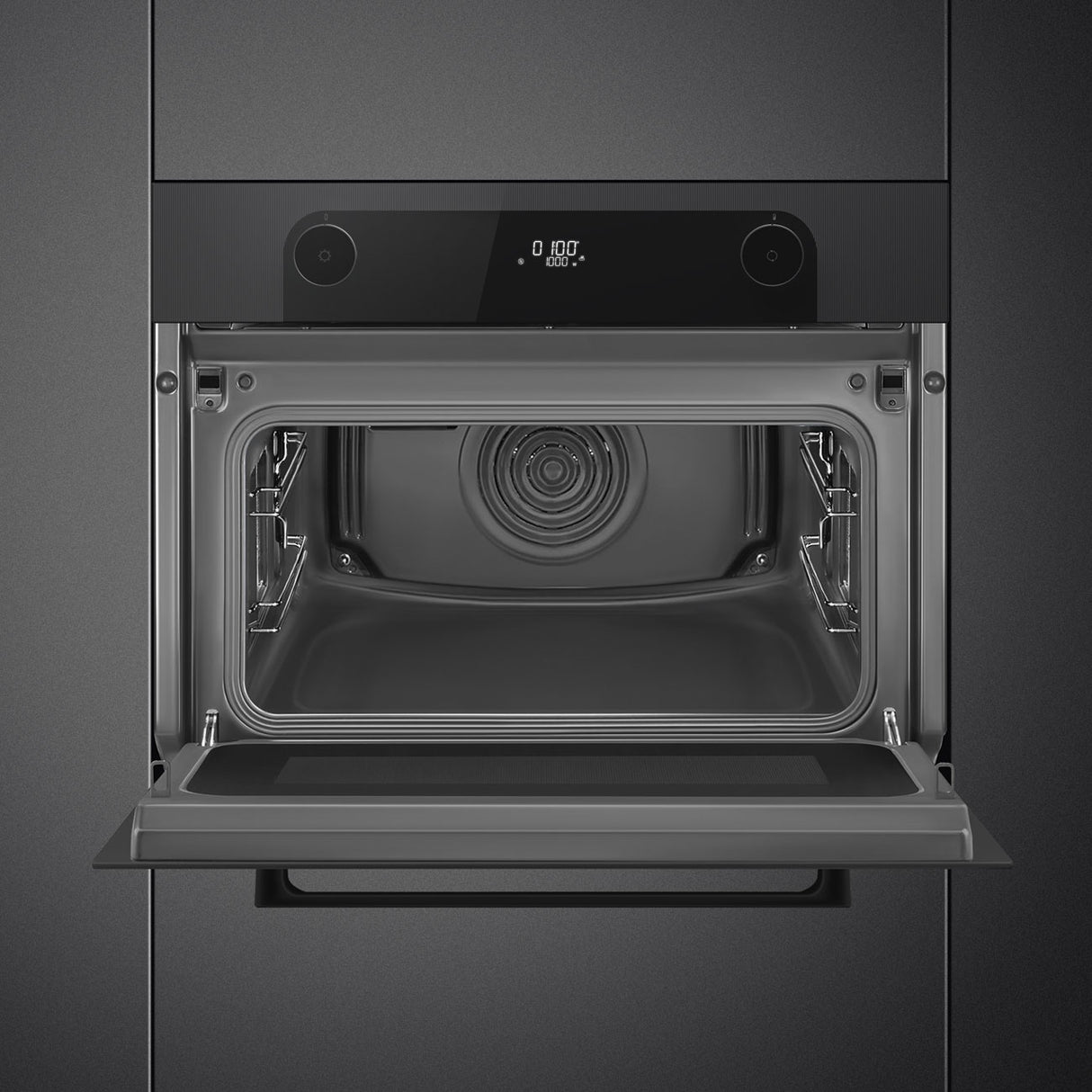 Smeg SO4201M1BI Built-In Compact Oven - Black