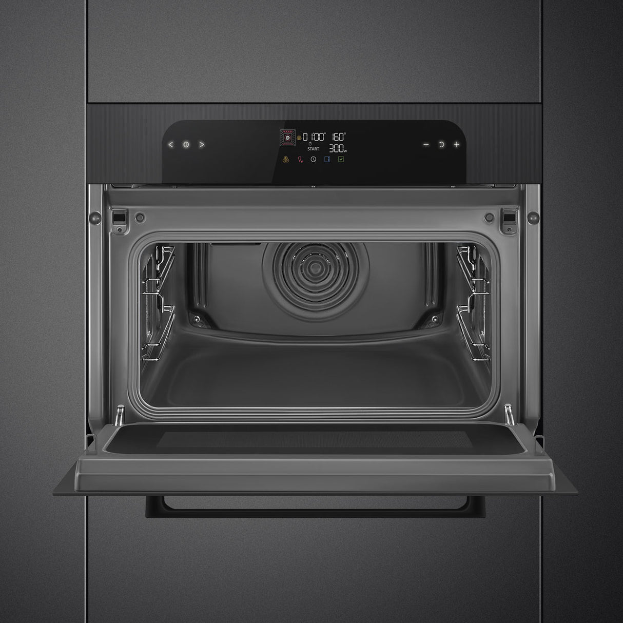 Smeg SO4202M1BI Built-In Compact Oven - Black