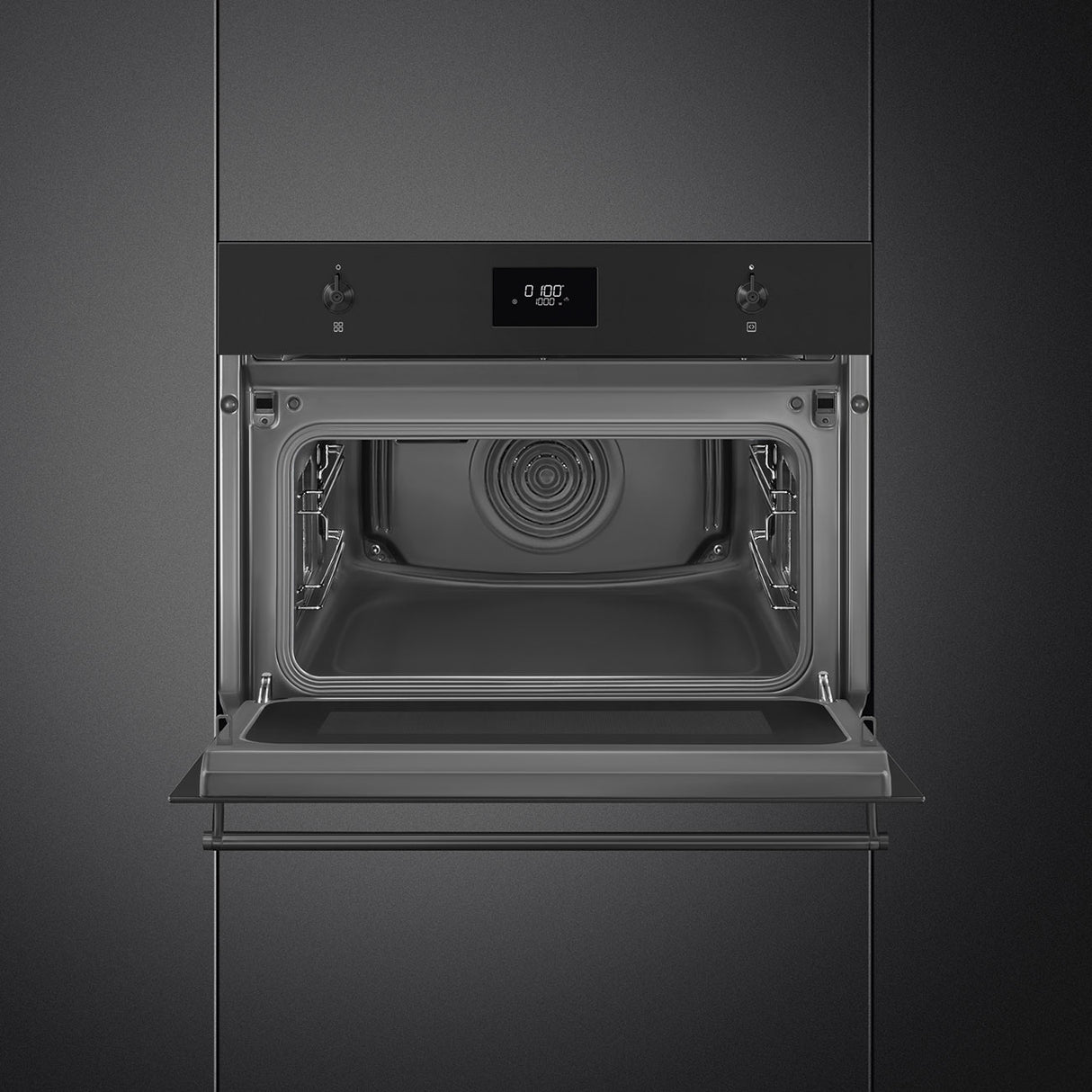 Smeg SO4301M1N Classic Built-In Compact Oven - Black
