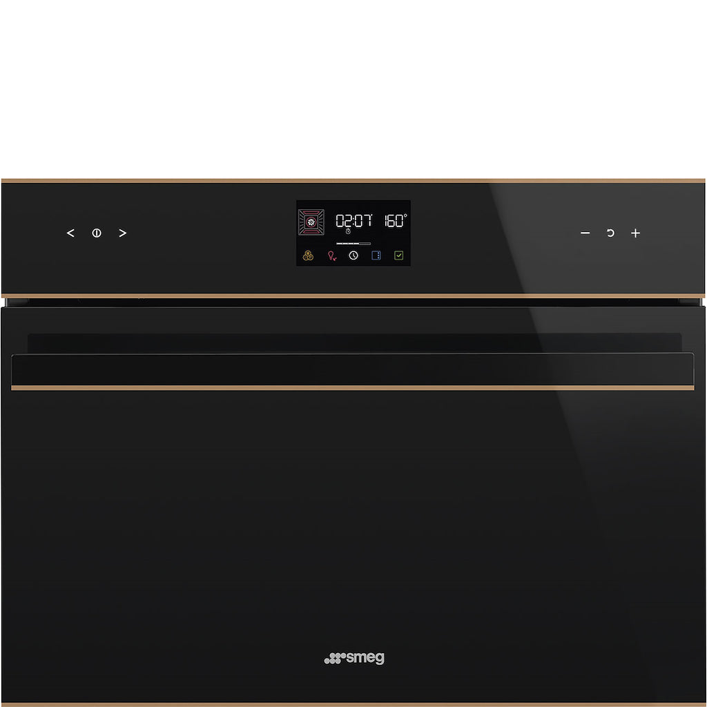 Smeg SO4602M1NR 45cm Dolce Stil Novo Combi Microwave, Copper Trim