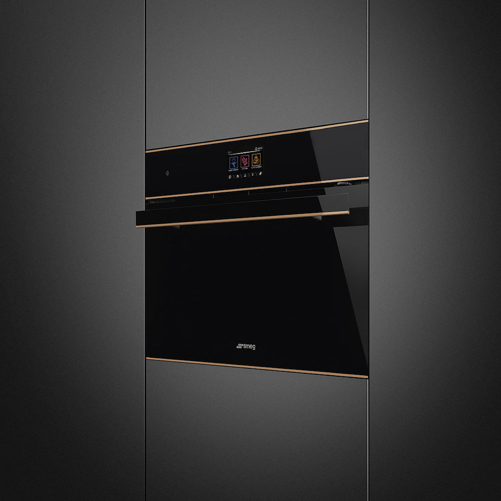 Smeg SO4604M2PNR 45cm Dolce Stil Novo Speedwave Combi Microwave, Copper