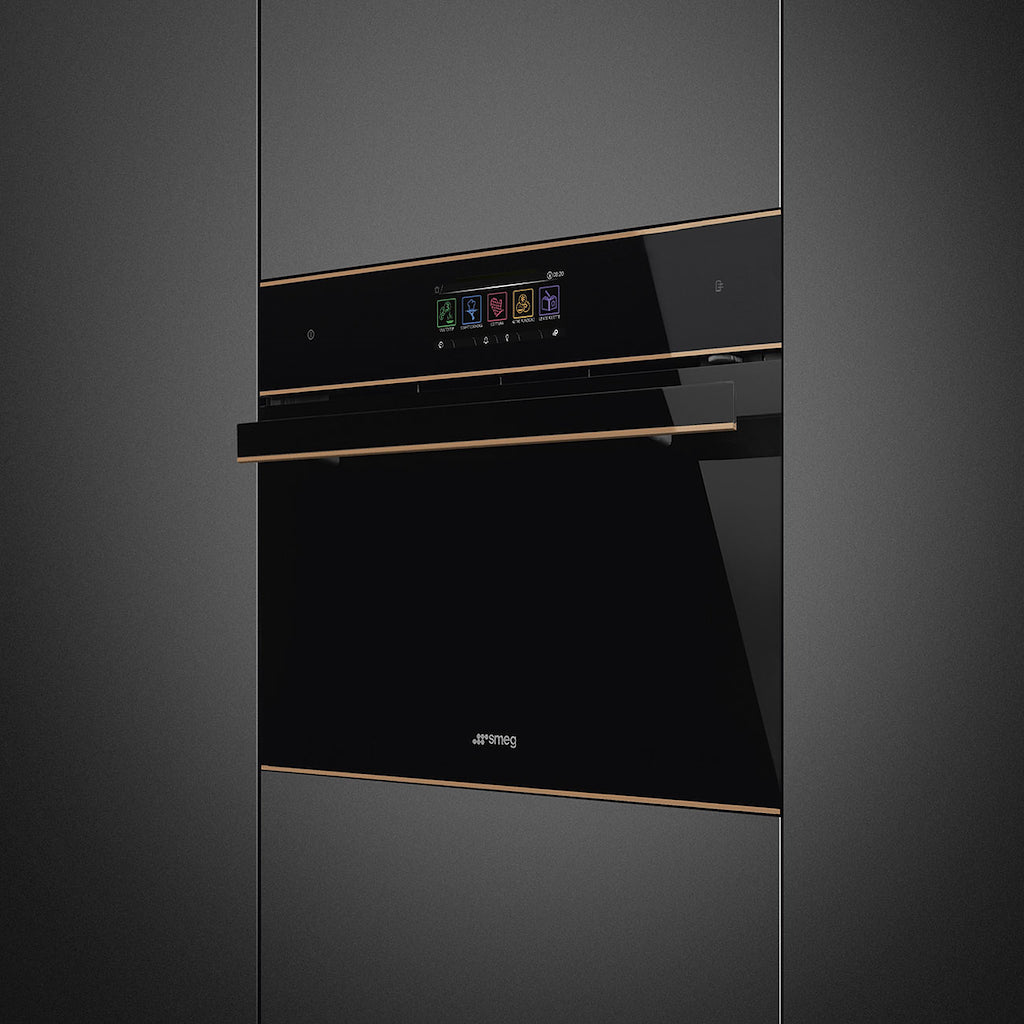 Smeg SO4606WAPNR Compact 45cm Dolce Stil Novo Omnichef Wi-Fi Oven, Copper