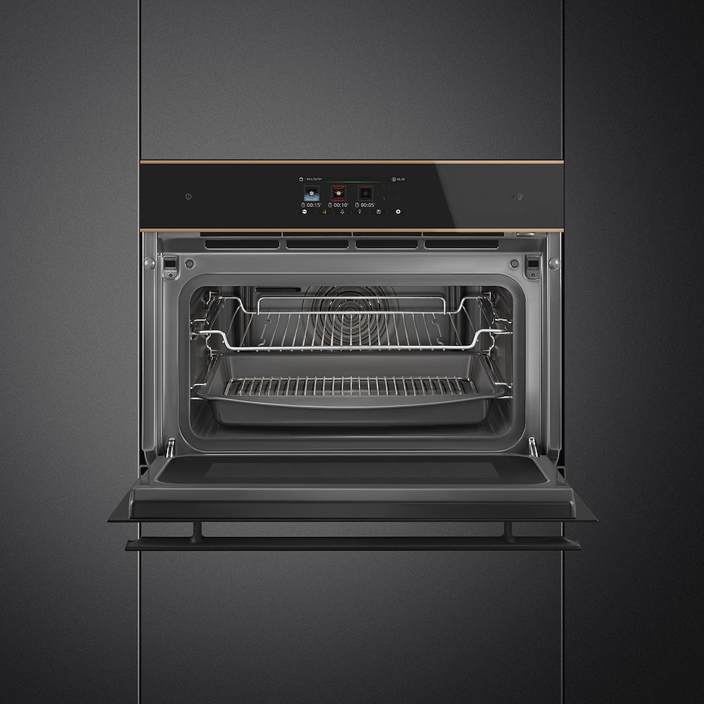 Smeg SO4606WAPNR Compact 45cm Dolce Stil Novo Omnichef Wi-Fi Oven, Copper