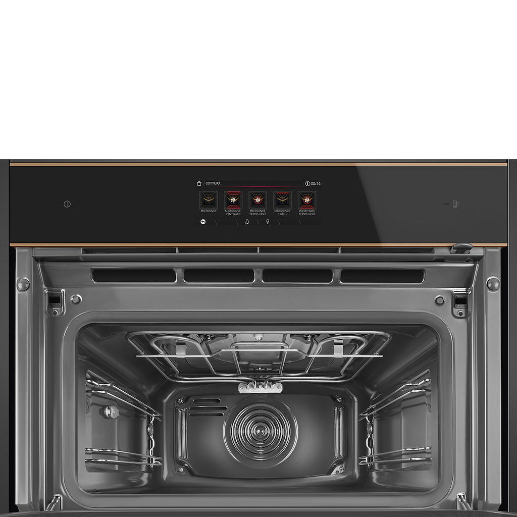 Smeg SO4606WAPNR Compact 45cm Dolce Stil Novo Omnichef Wi-Fi Oven, Copper