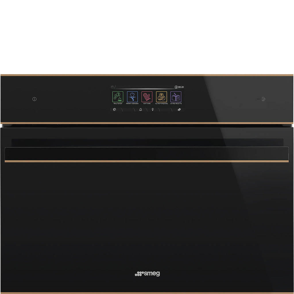 Smeg SO4606WM2PNR 45cm Dolce Stil Novo Speedwave WiFi Combi Microwave
