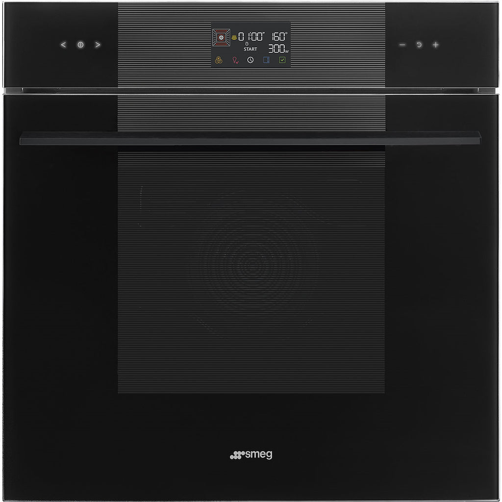 Smeg SO6102M2B3 60cm Linea Speedwave XL Combi Microwave , Black