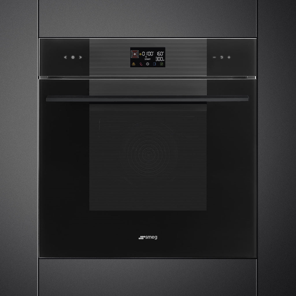 Smeg SO6102M2B3 60cm Linea Speedwave XL Combi Microwave , Black