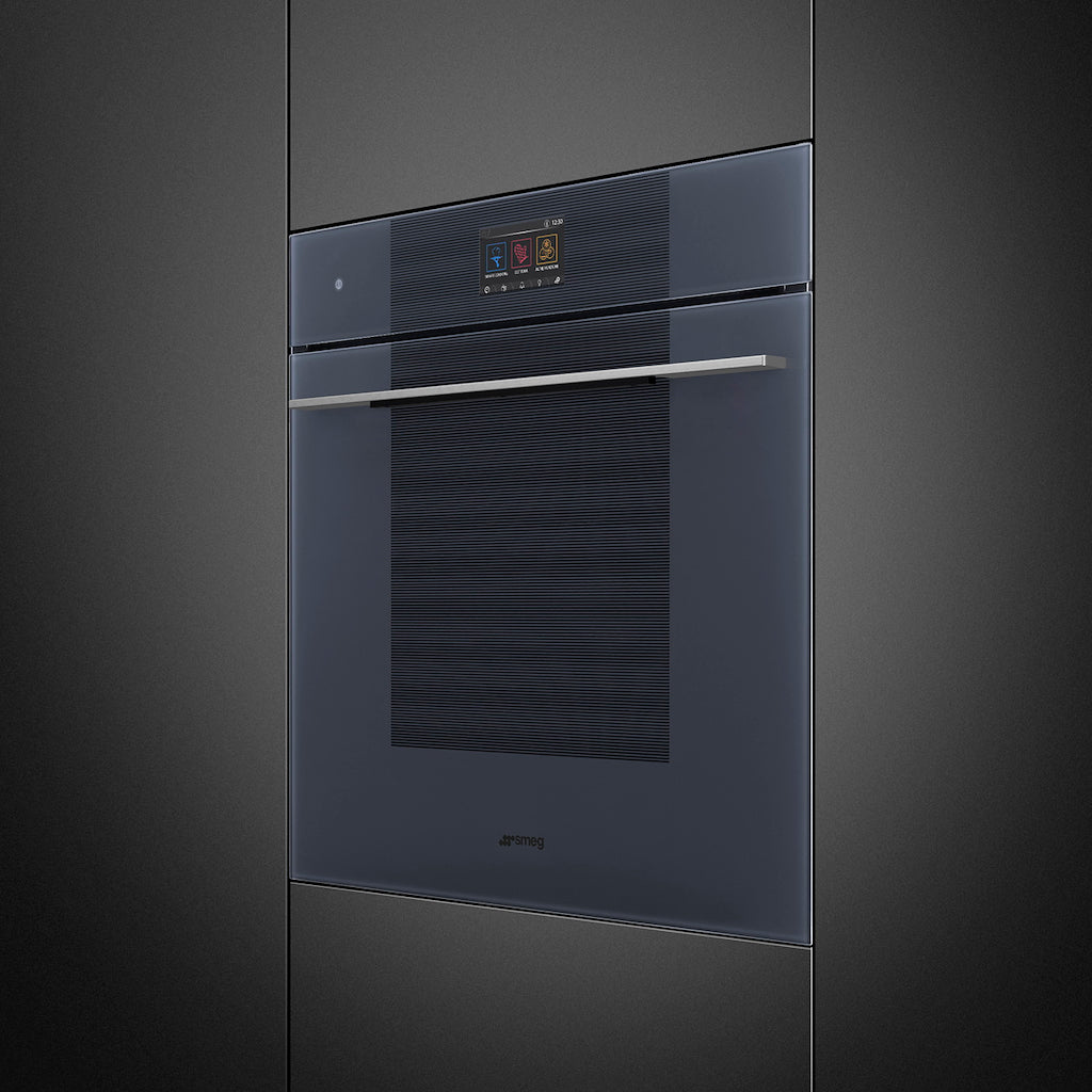 Smeg SO6104APG 60cm Linea Omnichef Single Oven, Neptune Grey