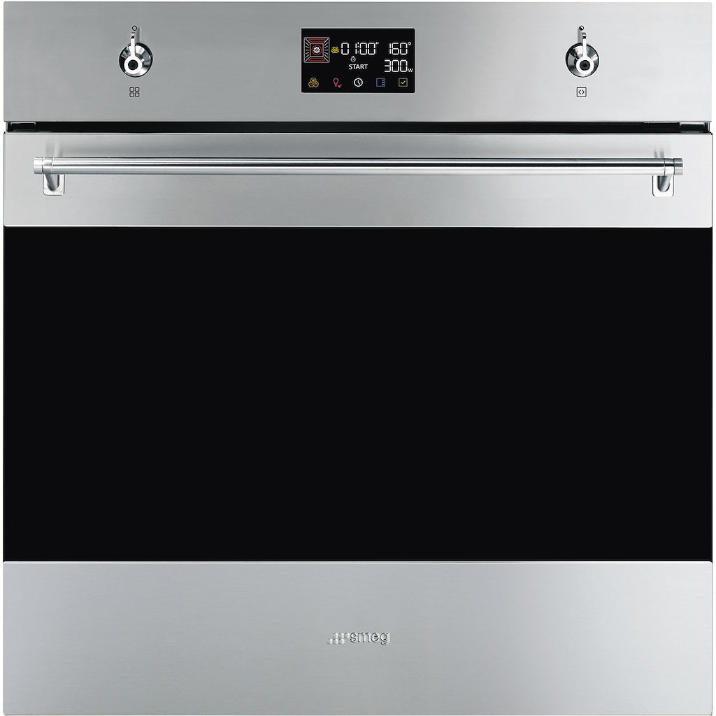 Smeg SO6302M2X 60cm Classic Speedwave XL Combi Microwave, Stainless Steel