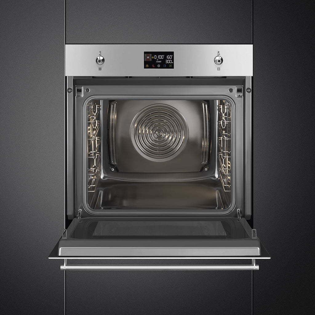Smeg SO6302M2X 60cm Classic Speedwave XL Combi Microwave, Stainless Steel