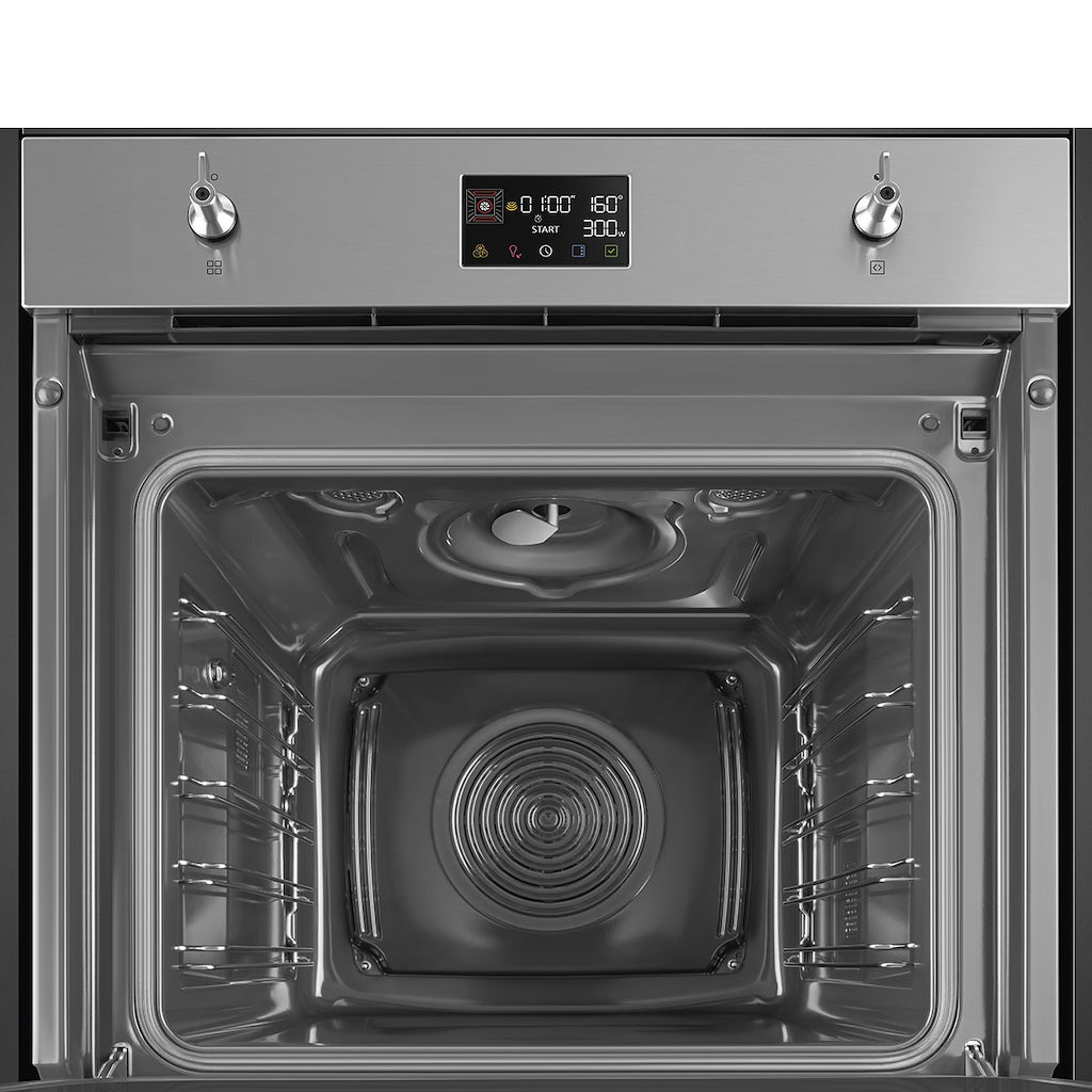 Smeg SO6302M2X 60cm Classic Speedwave XL Combi Microwave, Stainless Steel