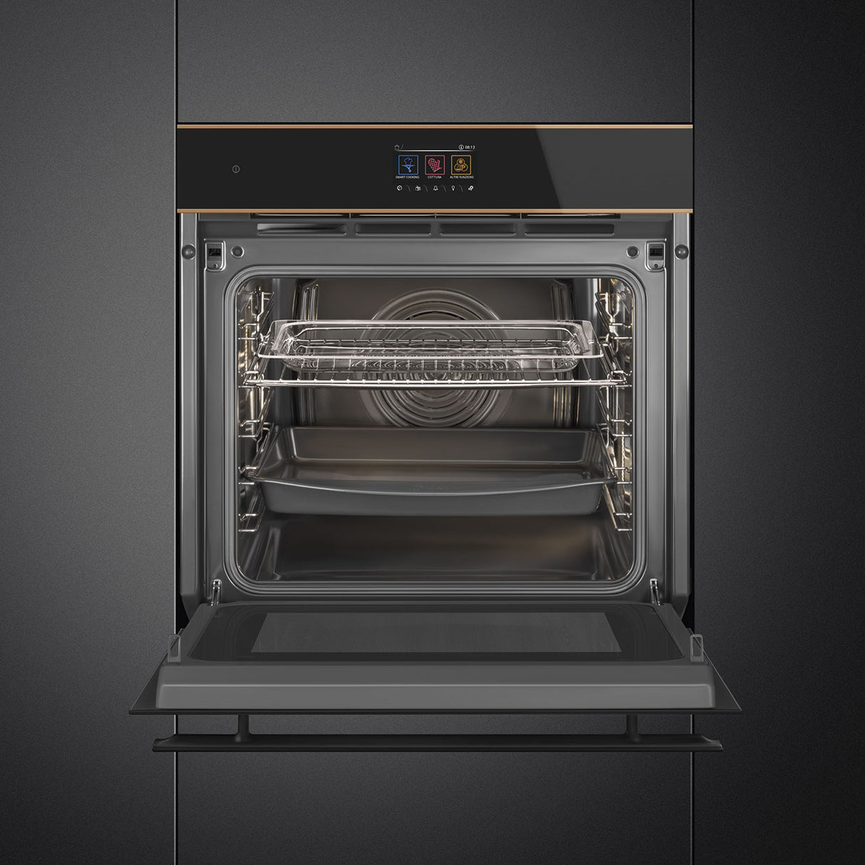 Smeg SO6604M2PNR Built-In Single Oven - Neptune Grey