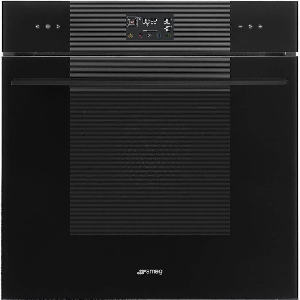 Smeg SOP6102S2PB3 60cm Linea Pyrolytic SteamOne Oven, Black