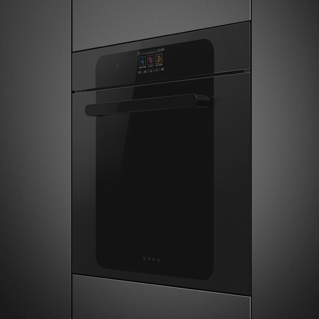 Smeg SOP6204S2PBI Pyrolytic Steam Oven - Black