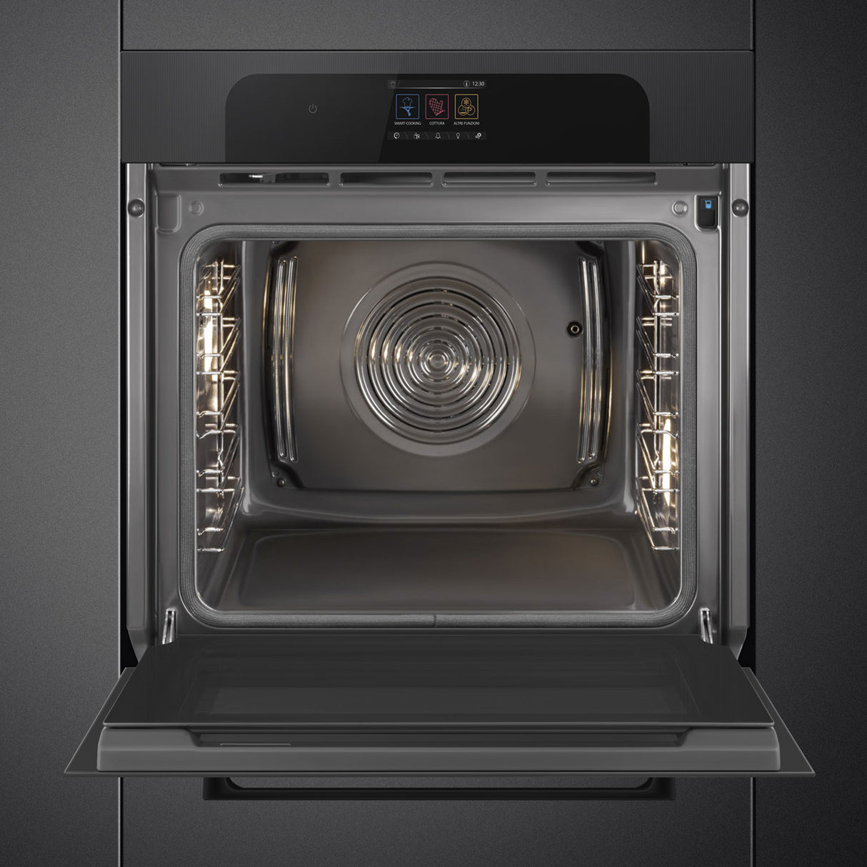 Smeg SOP6204S2PBI Pyrolytic Steam Oven - Black
