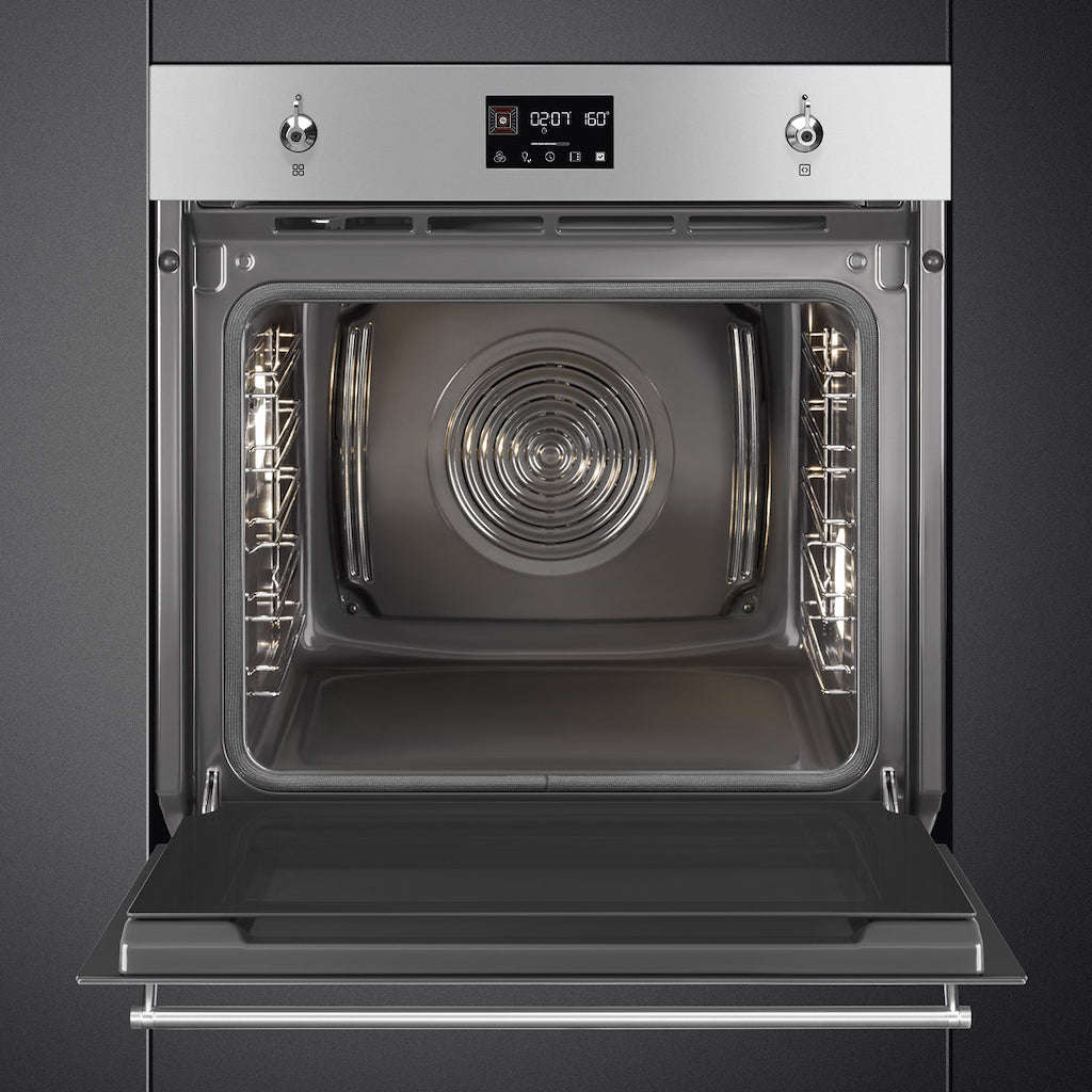 Smeg SOP6302TX 60cm Classic Pyrolytic Single Oven in Stainless Steel