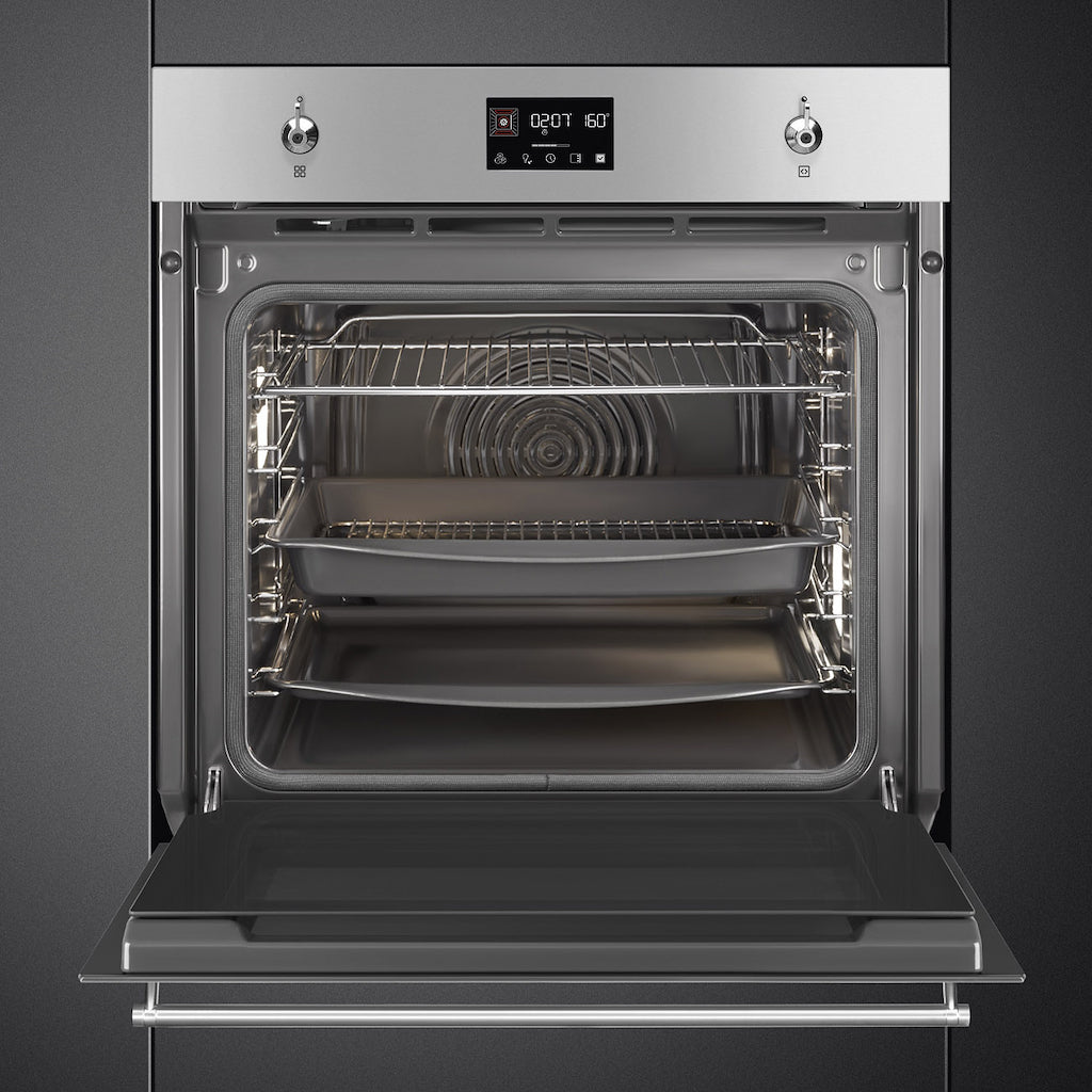 Smeg SOP6302TX 60cm Classic Pyrolytic Single Oven in Stainless Steel