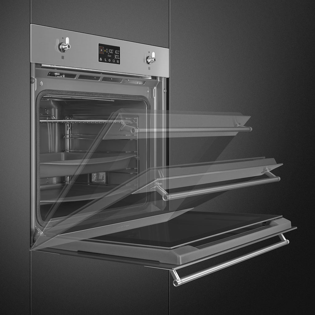 Smeg SOP6302TX 60cm Classic Pyrolytic Single Oven in Stainless Steel