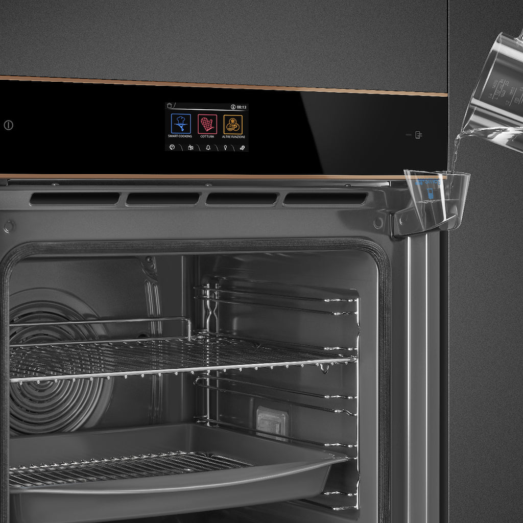 Smeg SOP6604S2PNR 60cm Dolce Stil Novo Pyrolytic SteamOne Oven with Copper Trim