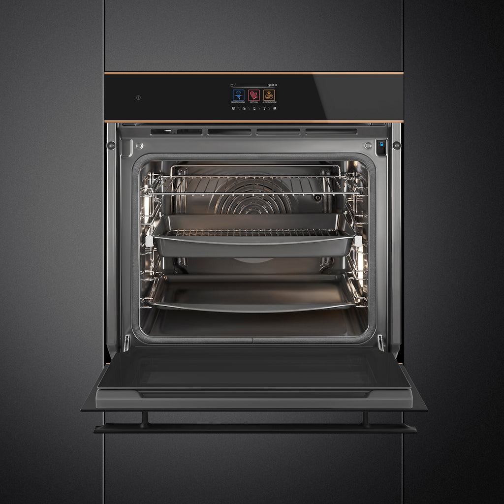 Smeg SOP6604S2PNR 60cm Dolce Stil Novo Pyrolytic SteamOne Oven with Copper Trim