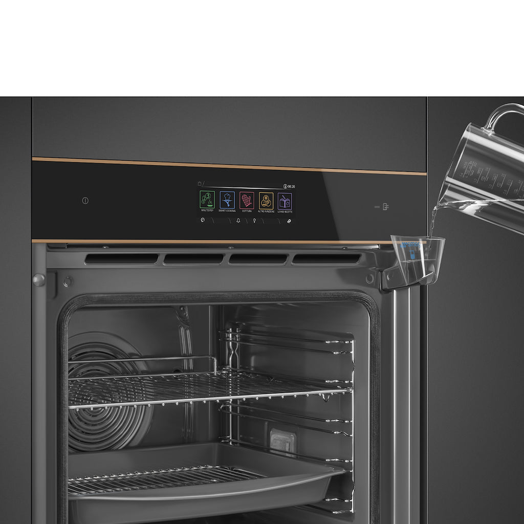 Smeg SOP6606WS2PNR 60cm Dolce Stil Novo Pyrolytic SteamOne Wi-Fi Oven