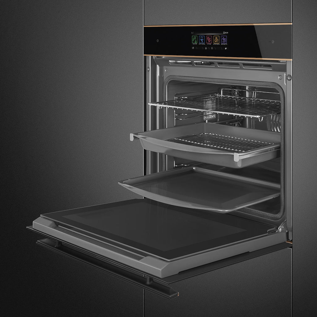 Smeg SOP6606WS2PNR 60cm Dolce Stil Novo Pyrolytic SteamOne Wi-Fi Oven