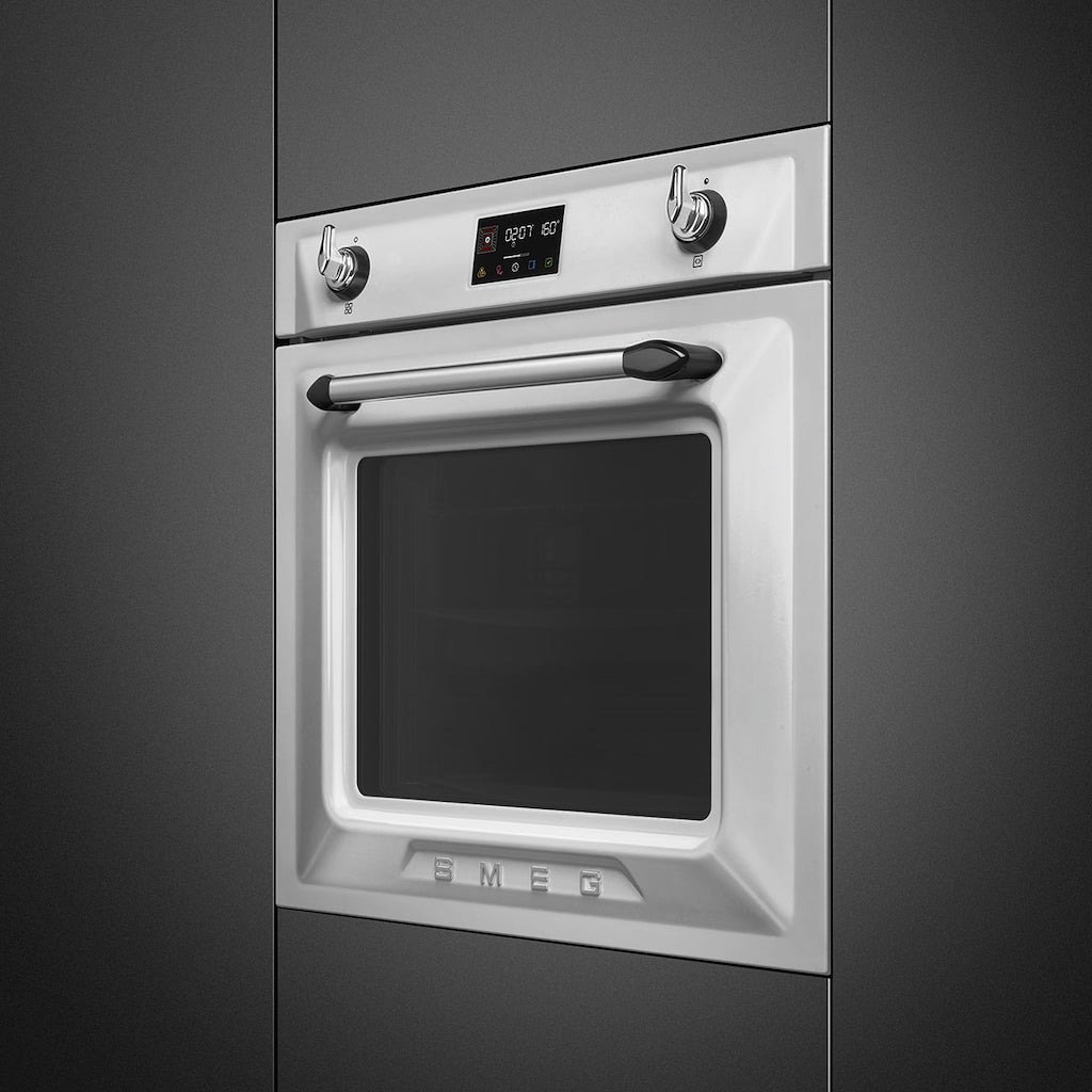 Smeg SOP6902S2PX 60cm Victoria Pyrolytic SteamOne Single Oven, Stainless Steel