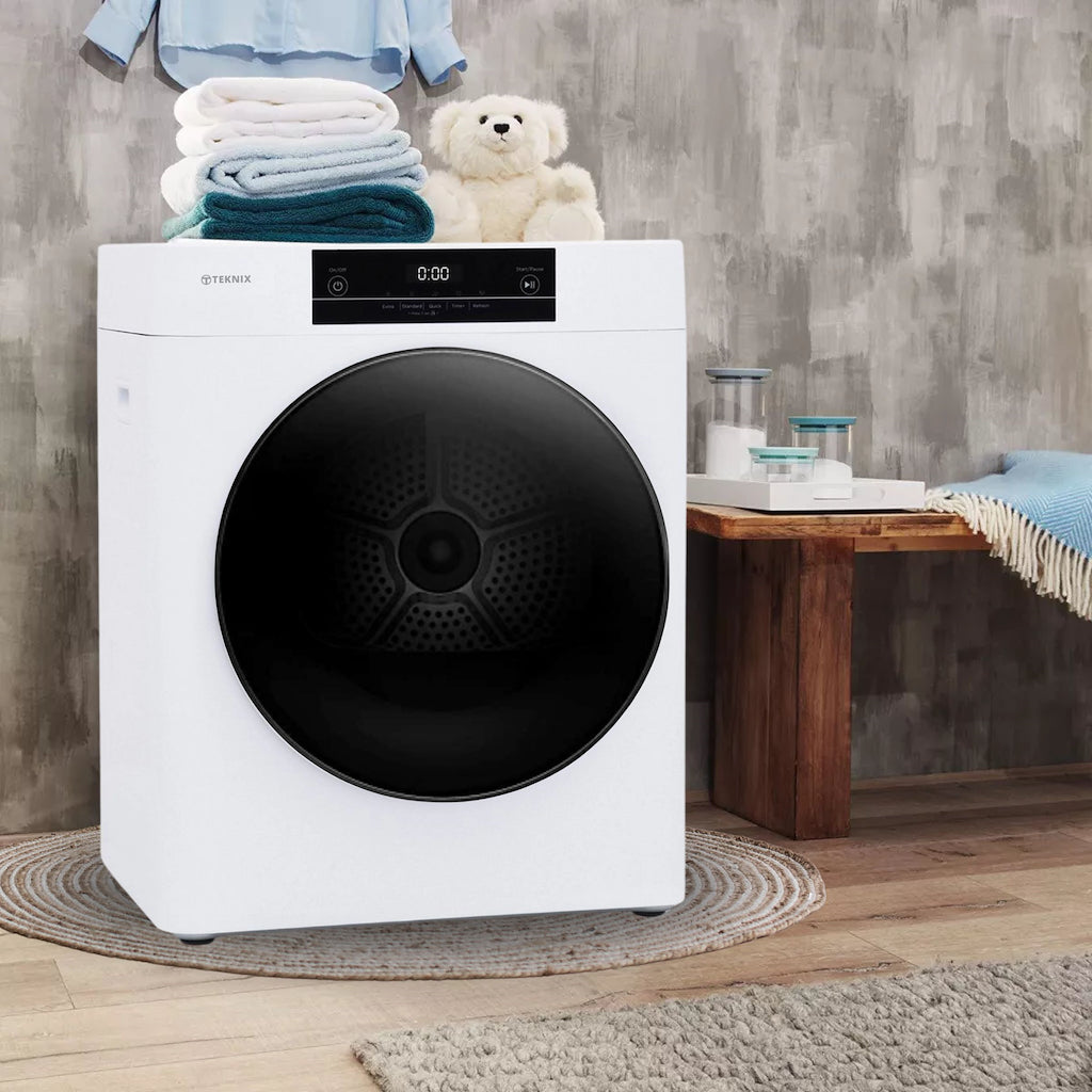 Teknix TK2V3W Compact 3kg Vented Tumble Dryer - White