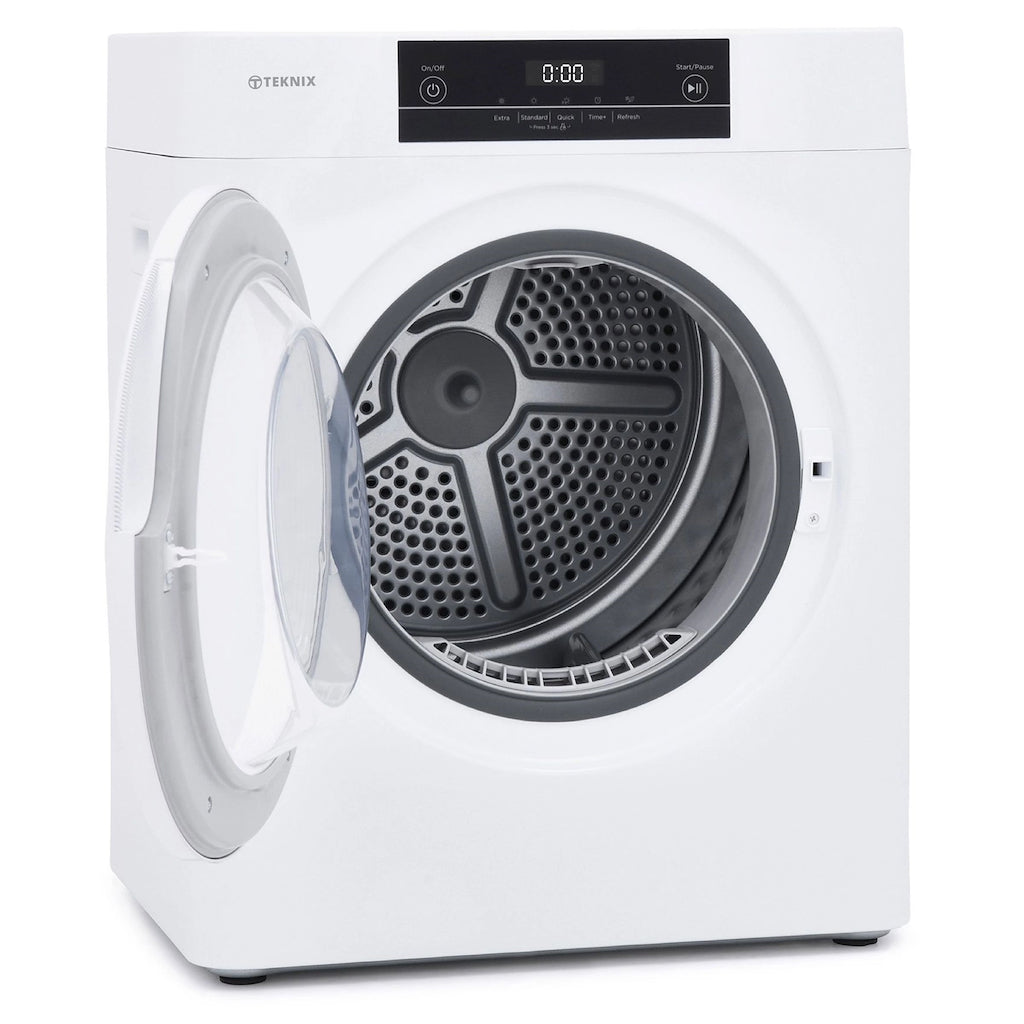 Teknix TK2V3W Compact 3kg Vented Tumble Dryer - White