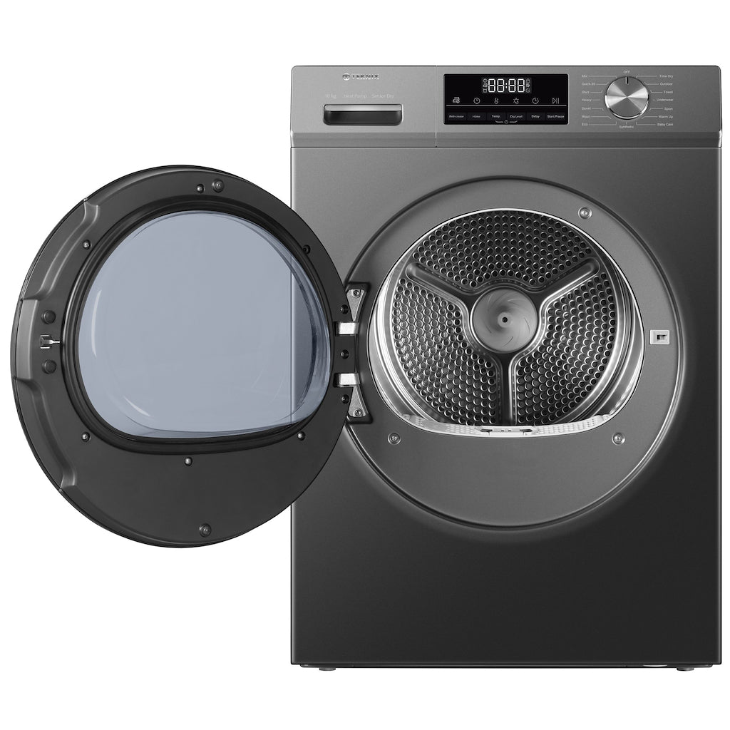 Teknix TK3HP10XS 10kg Heat Pump Tumble Dryer - Titanium